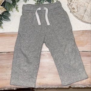 The children's place boys gray sweatpants size 18-24 months